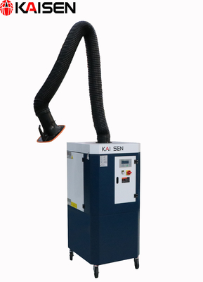 Extrator portátil 1.5kW das emanações de solda da coleção de poeira com o painel de controle do PLC