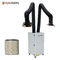O dobro arma o sistema industrial da filtragem do ar do extrator das emanações com o filtro em caixa de HEPA